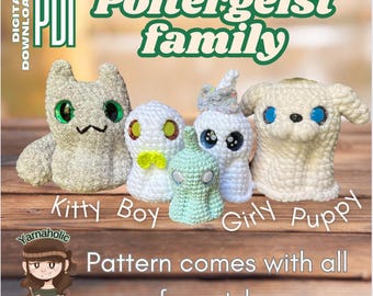 Poltergeist family crochet pattern