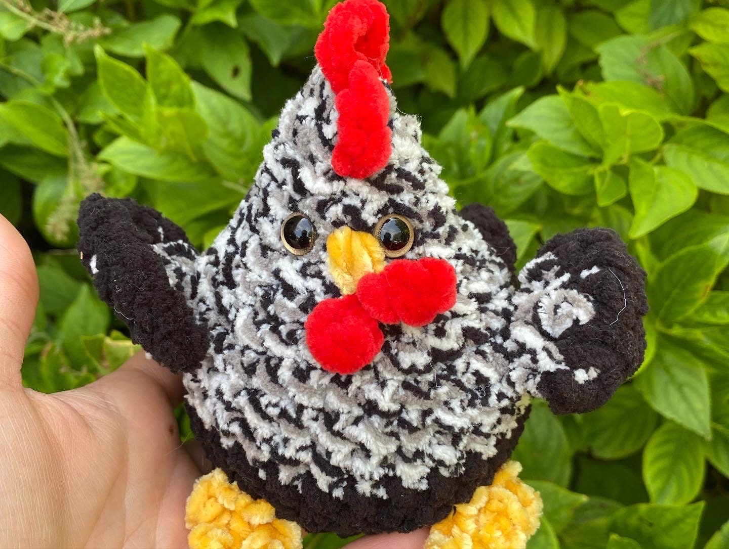 Mini Hen and Rooster Crochet Pattern - Etsy