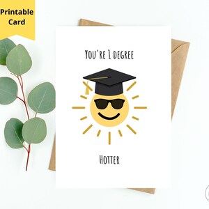 Carte de remise des diplômes drôle imprimable, téléchargement immédiat de carte de remise des diplômes, carte pliable de 5 x 7 pouces, carte numérique, cadeaux de remise des diplômes
