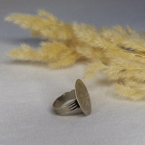 Ancient berber silver ring with niello from southern morocco. Antique berber jewelry