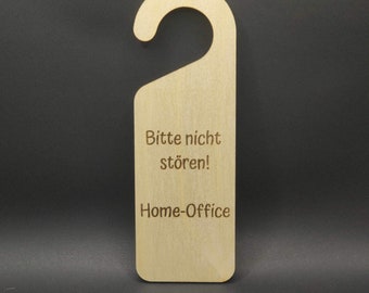 Türhängeschild personalisierbar