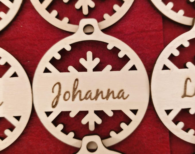 Christbaumschmuck mit Personalisierung