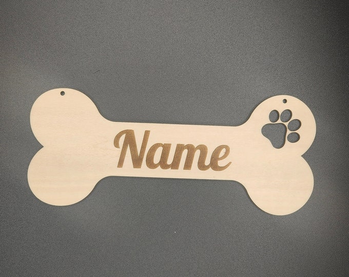 Hundename Schild