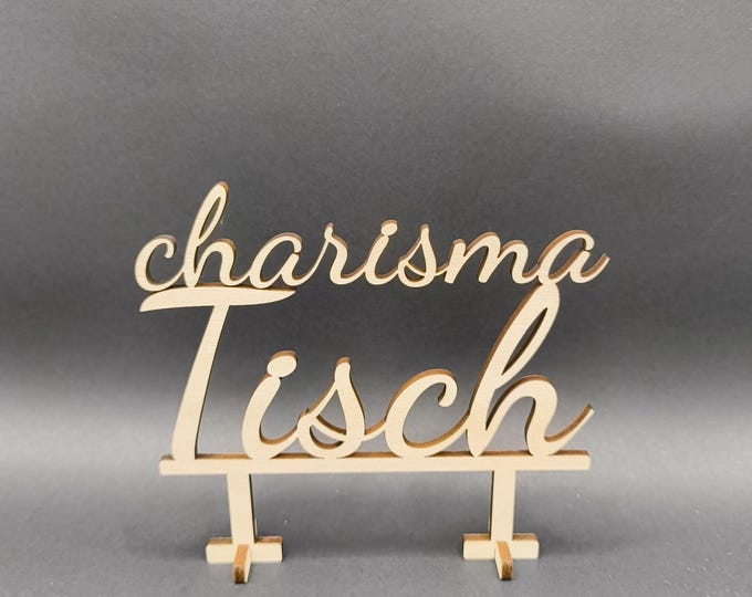 Personalisierter Holz Cake Topper