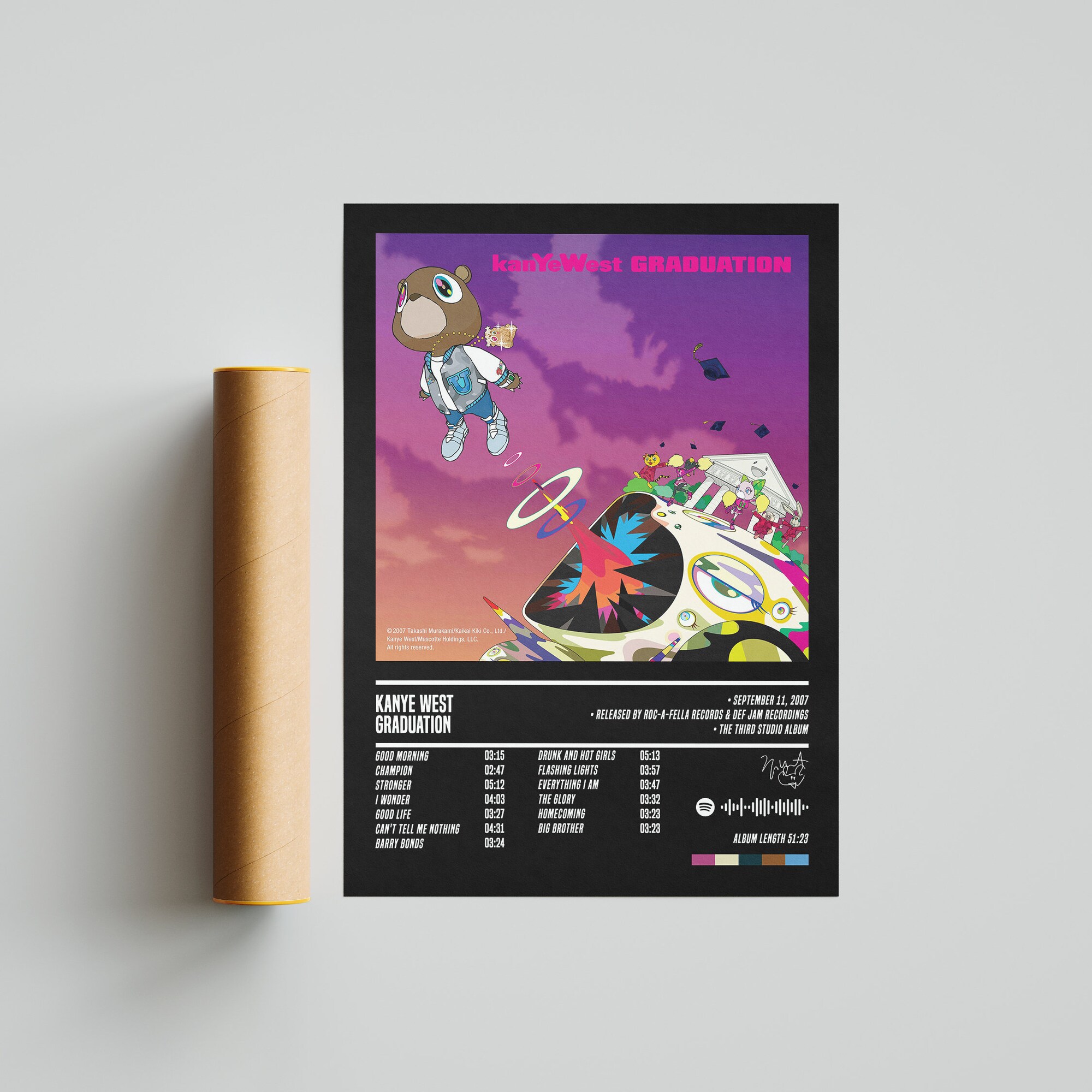 Discover Kanye West - Graduation, Kanye West Poster