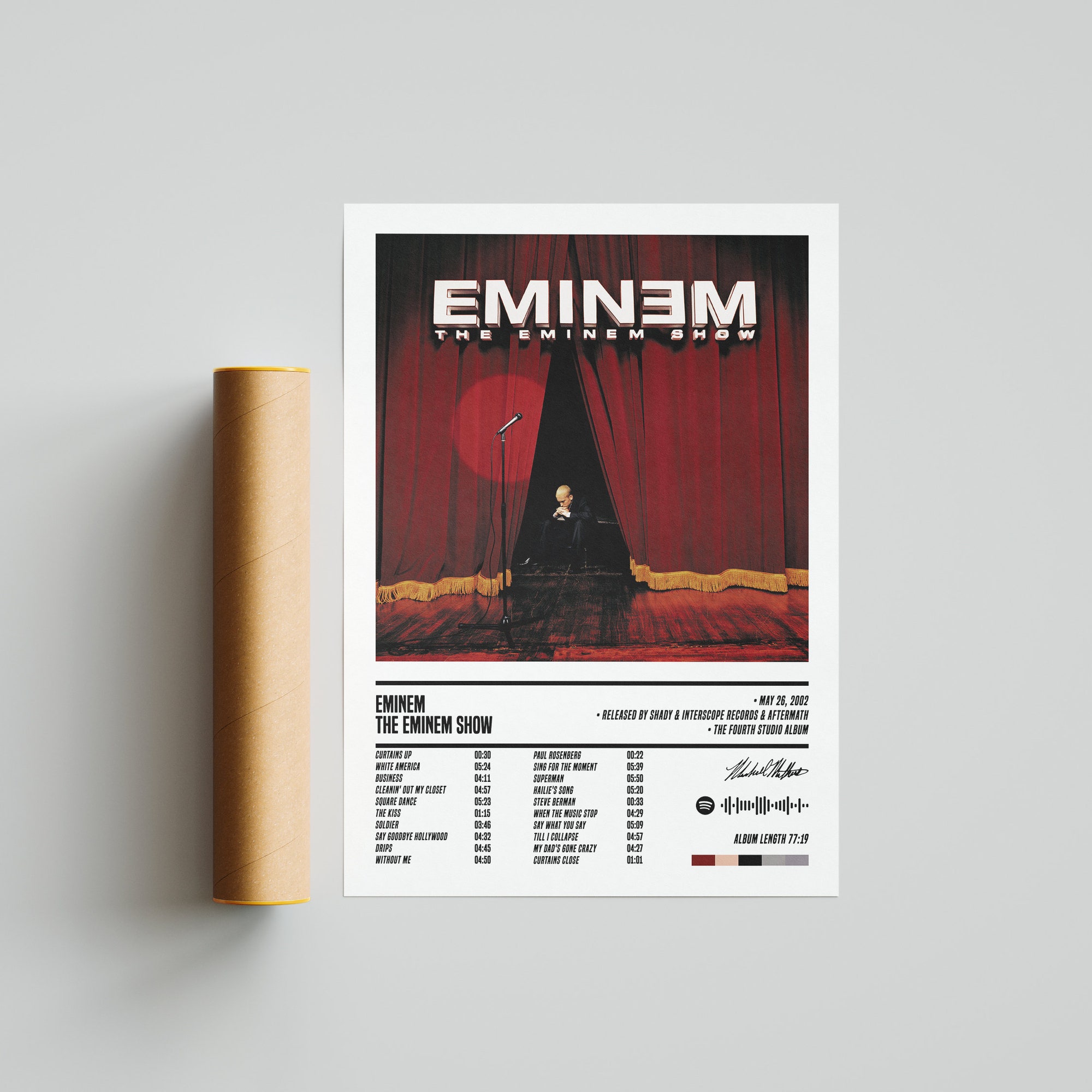 Eminem - The Eminem Show Poster, Eminem Room Decor, Eminem Album Cover