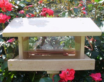 large bird feeder, hanging, Cedar, bird feeder, bird feeder pole, bird feeder outdoors, feeders birdhouses, bird house, Gifts, Home, Garden