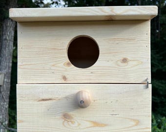 Large Owl Box, Screech owl, Pine Saw Whet Owl, small owls, medium sized owls, barn owl, Barred owl, horned owl