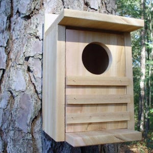 Owl box, Owl house, Cedar, Owl nesting box, Owl nesting house, Cedar owl box, screech owl, Barn Owl, Hawk, Horned owl