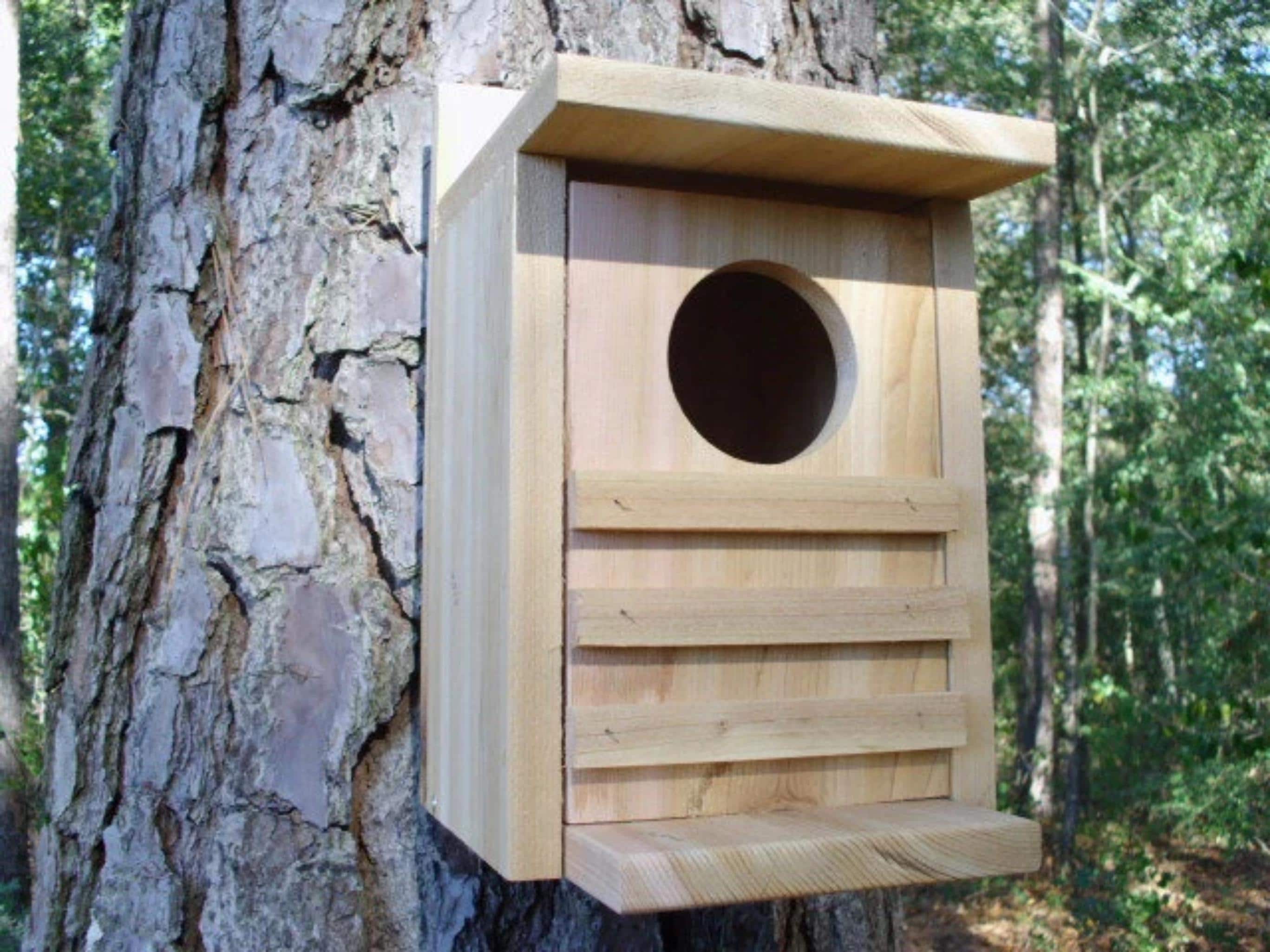 Owl box, Owl house, Cedar, Owl nesting box, Owl nesting house, Cedar owl box, screech owl, Barn Owl, Hawk, Horned owl