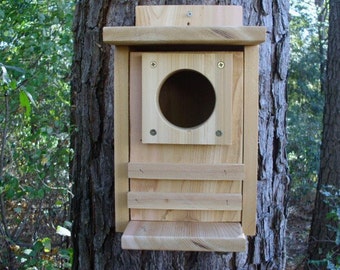 Squirrel box, Large squirrel box, Squirrel house, Squirrel nesting box, Squirrel nesting house, cedar squirrel box, squirrel house