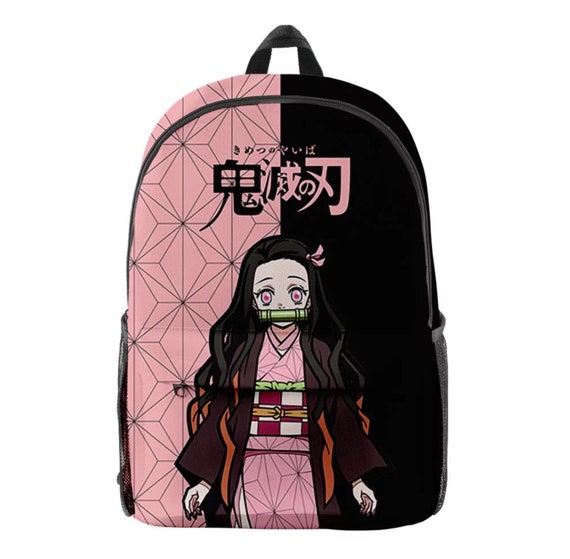 Anime Backpack Front and Back Anime Canvas Anime School Etsy
