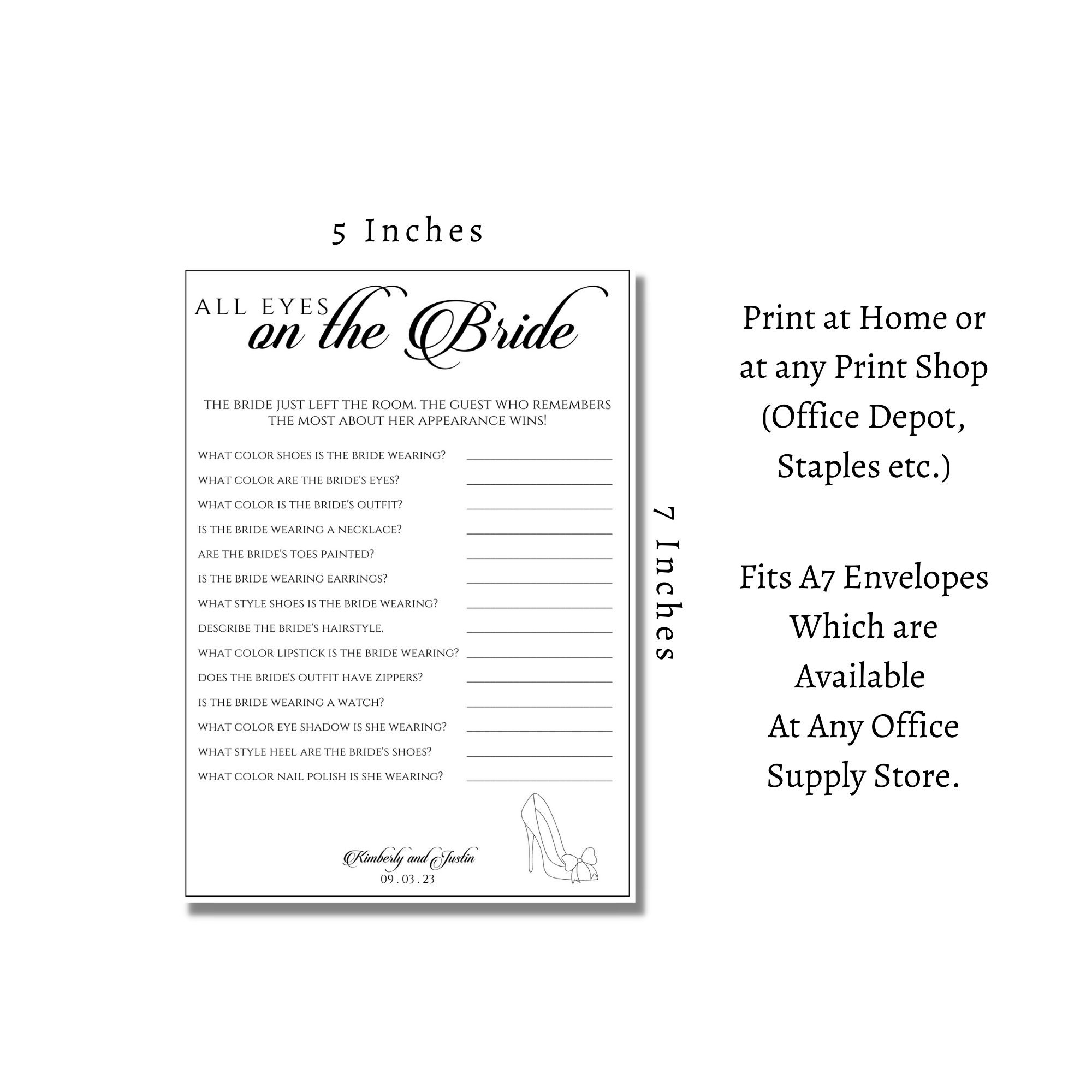 Editable Bridal Shower Game Printable Minimalist Wedding Etsy Canada