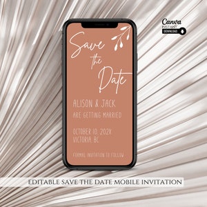 電子招待状、電子招待状テンプレート、Save The Date Eカード、iPhone招待状、スマートフォン招待状、デジタル招待状、Evite