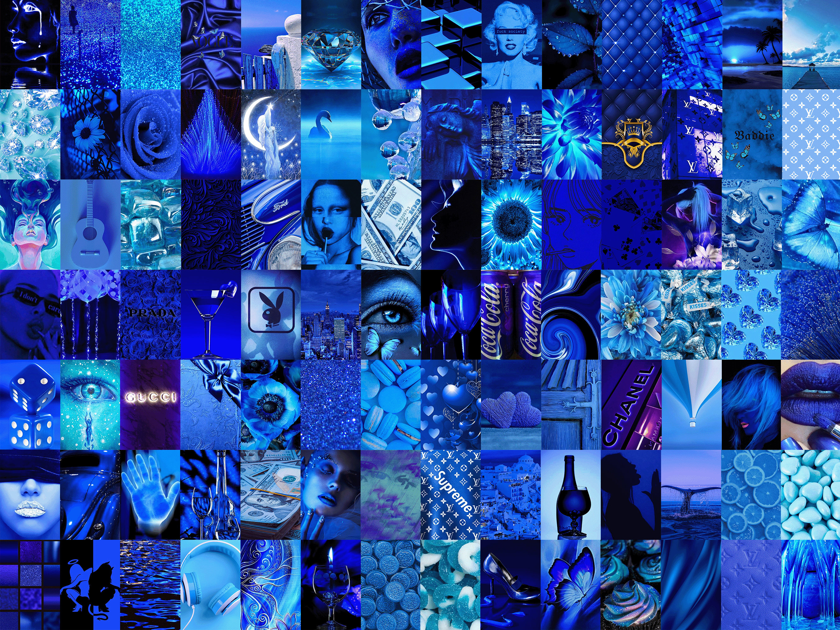 Neon Blue Aesthetic for Mobile blue heart aesthetic HD phone wallpaper   Pxfuel