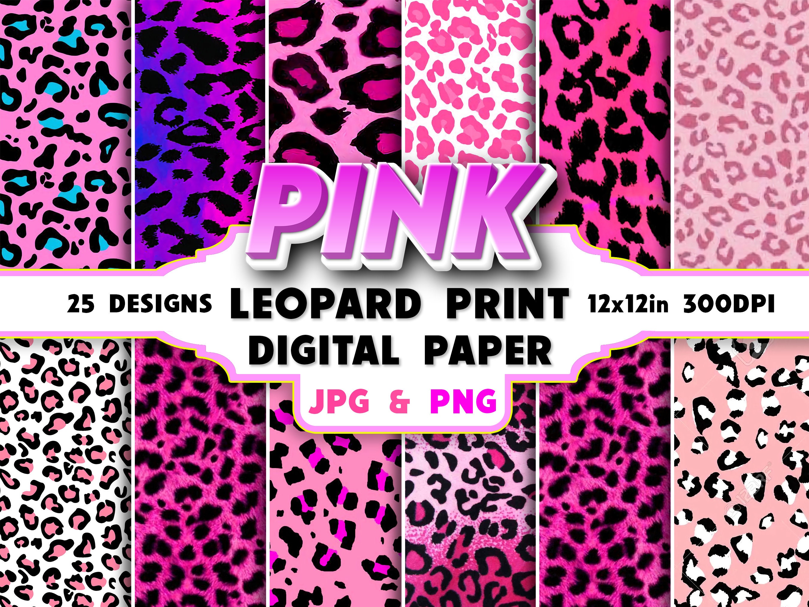 Pink Loepard Pattern Pink Leopard Print Pattern