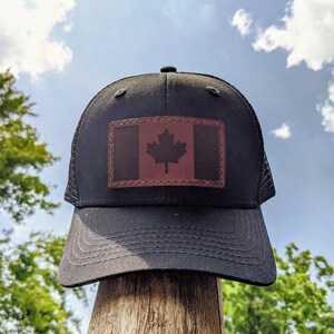 Canadian flag patch baseball cap outlet