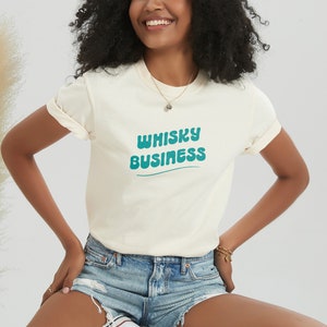 Entreprise de whisky | t-shirt whisky, whisky, bourbon, cadeau pour buveur de whisky, chemise à boire, chemise scotch, amateur de whisky, drôle, célibataire