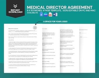 Medical Spa Template Canva Templates Med Spa Forms, Employment Contract Medspa Documentation, Canva Medspa Templates, Med-spa