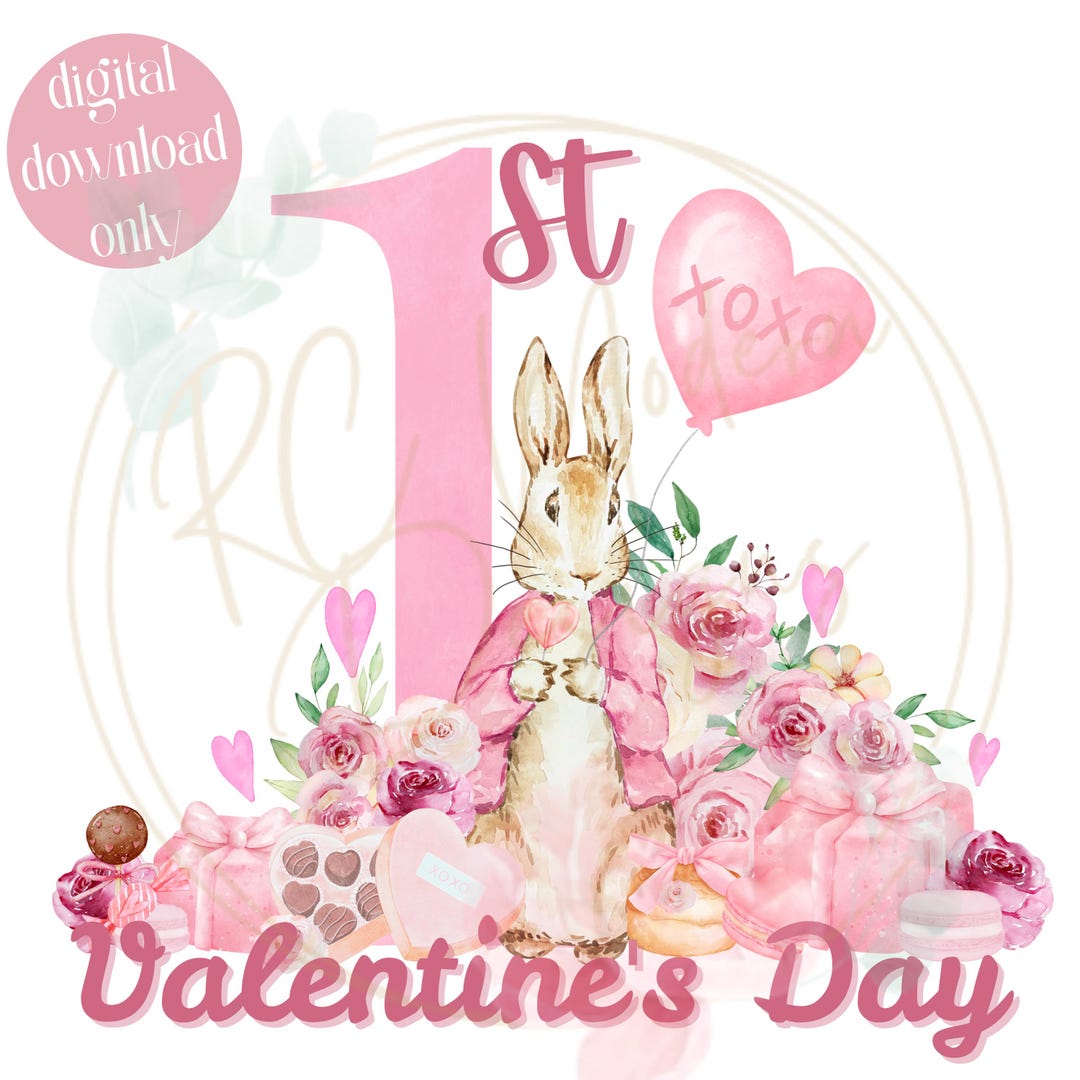 First Valentine's Day PNG, My First Valentine, Baby's First Valentines ...