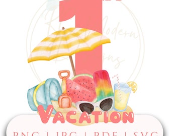 First vacation sublimation, vacation sublimation design,  first vacation png, Summer vacation sublimation, baby first vacation, first summer