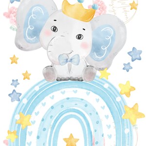 Baby Elephant Clip Art, Elephant Baby Shower, Baby Shower Clipart ...