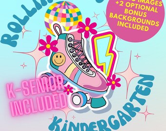 Rollin' Into grade png, Roller skate png, School skating clipart, Back to school PNG, Kid's first day clipart, Teacher first day PNG clipart