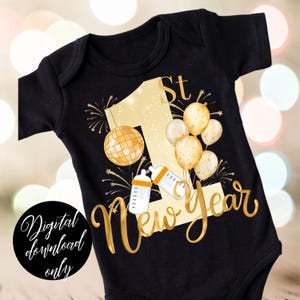 primo capodanno, 1° capodanno bambino PNG, bambino primo capodanno, capodanno bambino 2025, primo capodanno del bambino download digitale, capodanno PNG