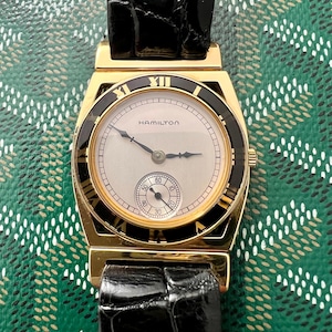 Hamilton Herrenuhr Piping Rock Neuauflage läuft nicht für Teile oder Reparatur in hervorragendem Zustand, seltene Zeitmesser