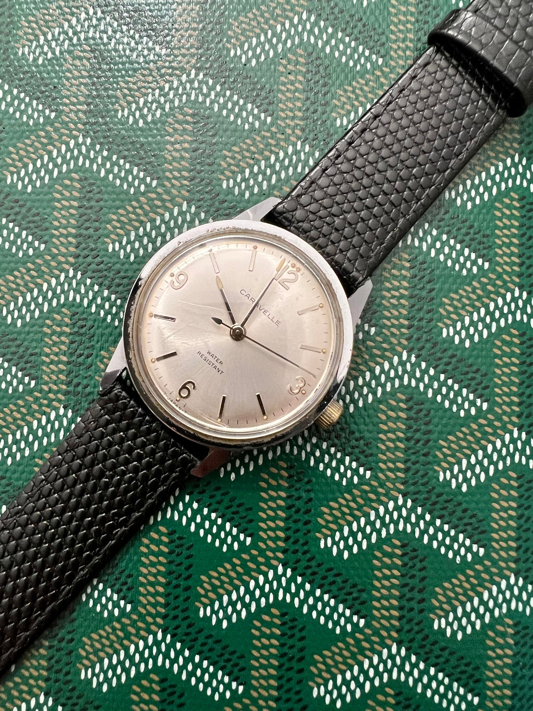 Caravelle by Bulova Watch Vintage Japan Movement Watch Runs Etsy