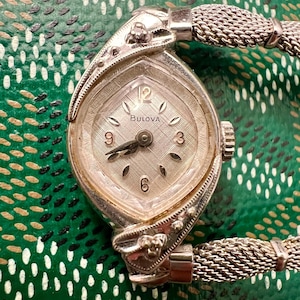 Damen Bulova Uhr Vintage 1968 Mechanisch 17 Jewels Schweizer Uhrwerk Läuft Exzellent 10K Rolled Gold Vergoldet