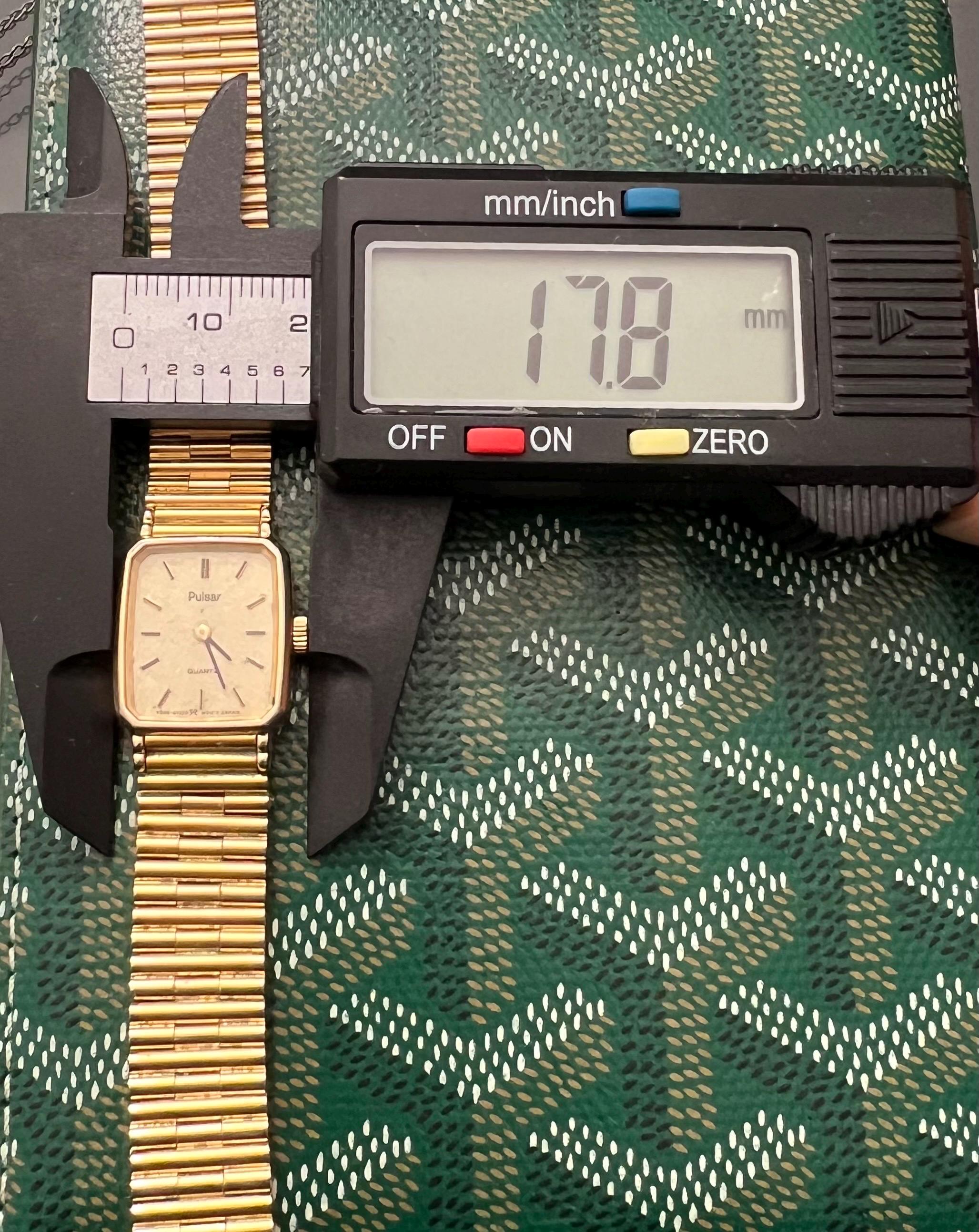 Ladies Pulsar Vintage Gold Plated Watch Runs Accurate New 