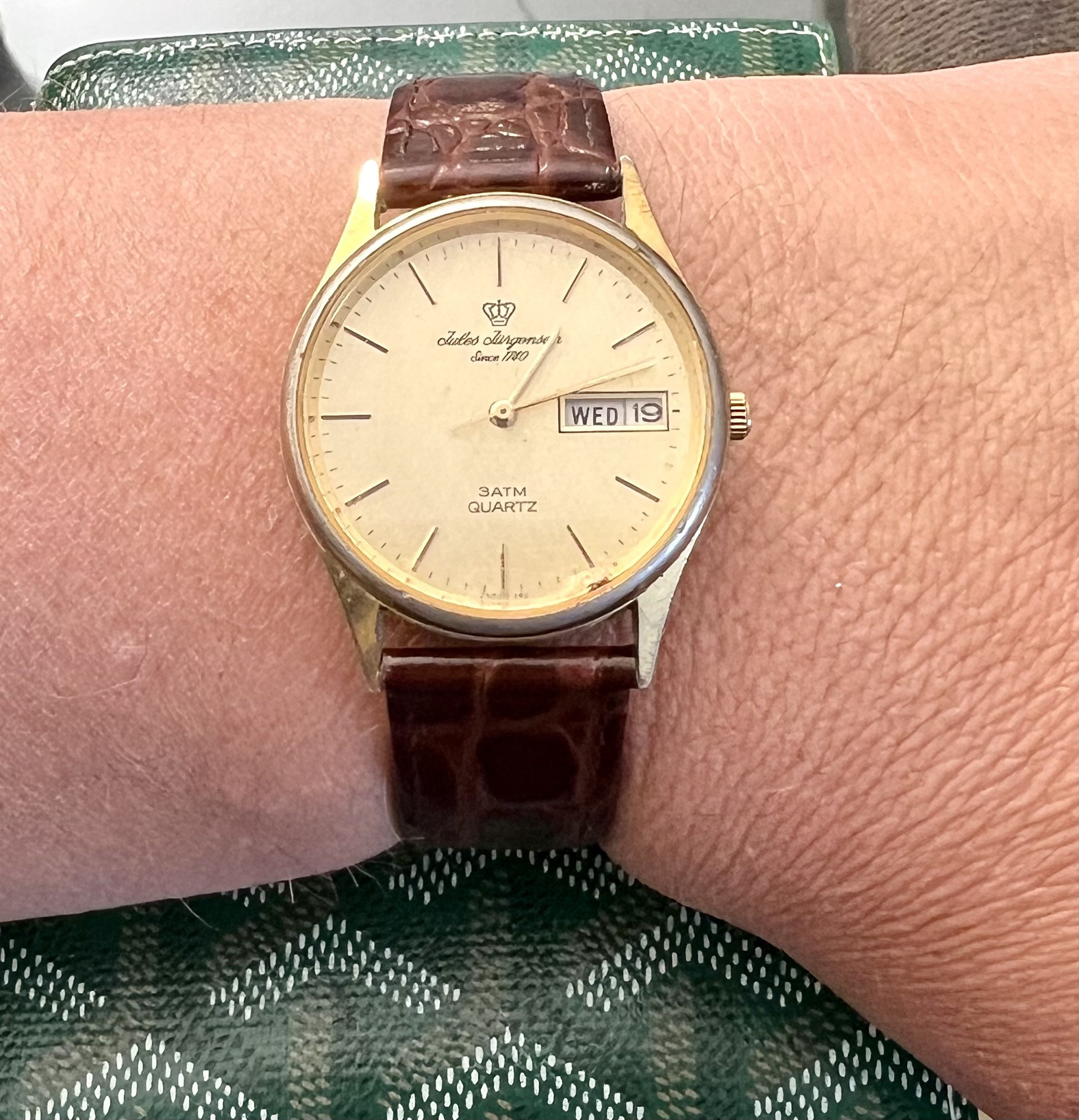 Montre Femme Vintage Jules Jorgensen - Mouvement Quartz - Fabriquée En France - Modèle 432