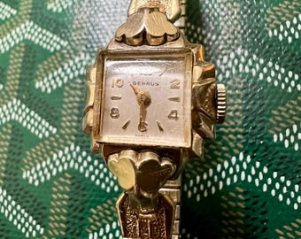 Ladies Benrus Vintage Watch 17 Jewels Swiss Movement Runs Excellent and Accurately