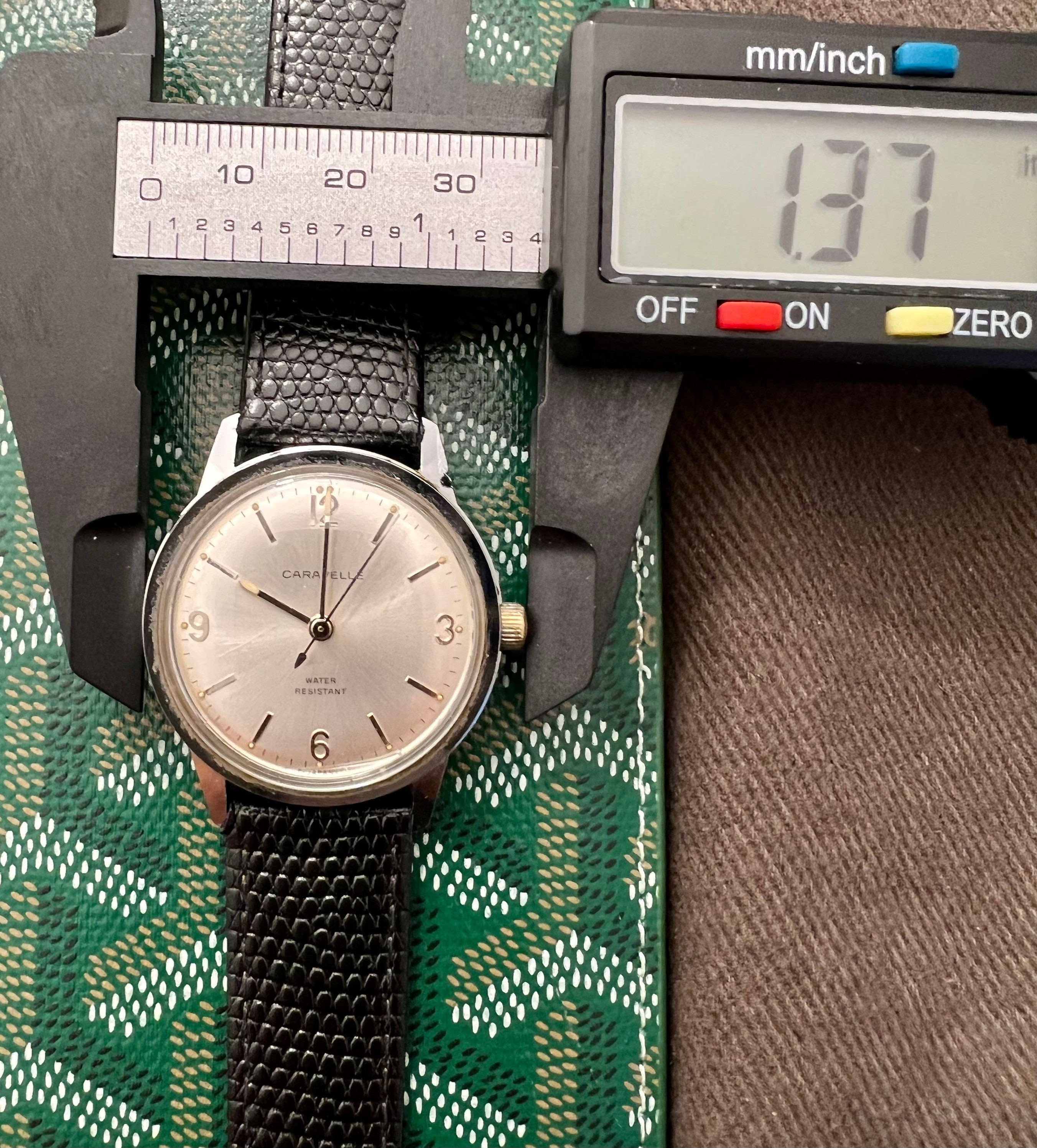 Caravelle by Bulova Watch Vintage Japan Movement Watch Runs Etsy