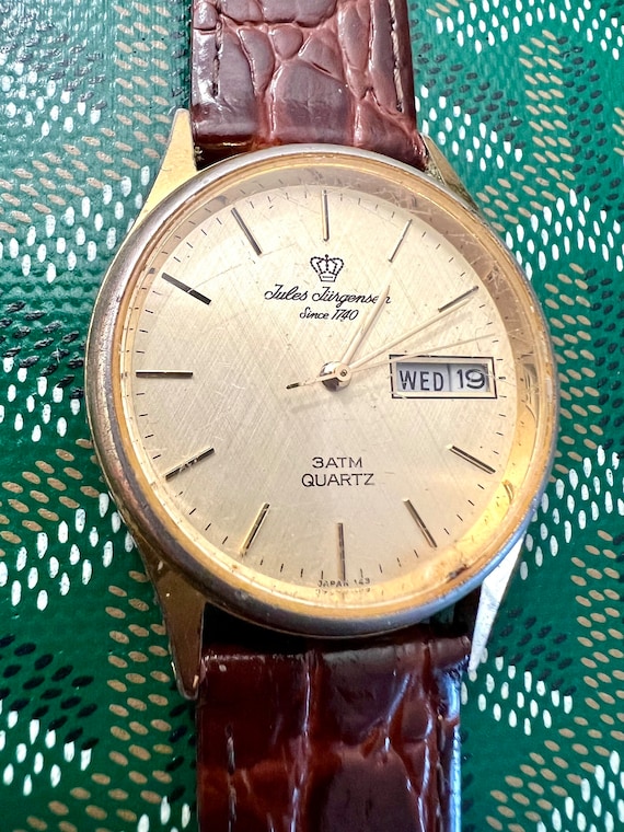 Jules Jurgensen Vintage Watch, Quartz, Runs Excellent… Gem