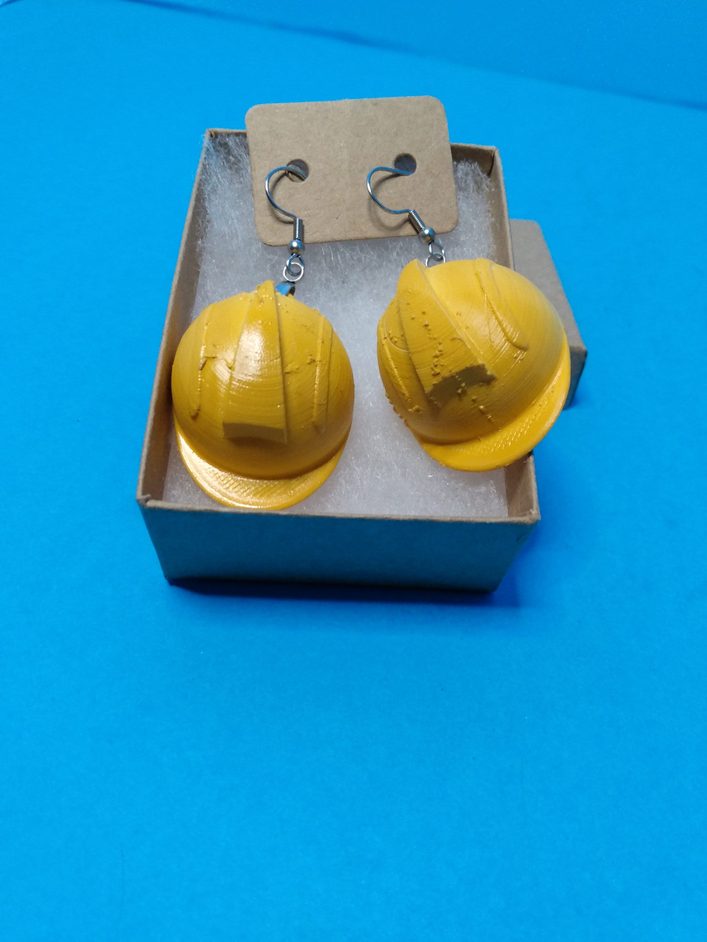 Hard Hat Construction Earrings Safety Hat Earrings DOT Earrings