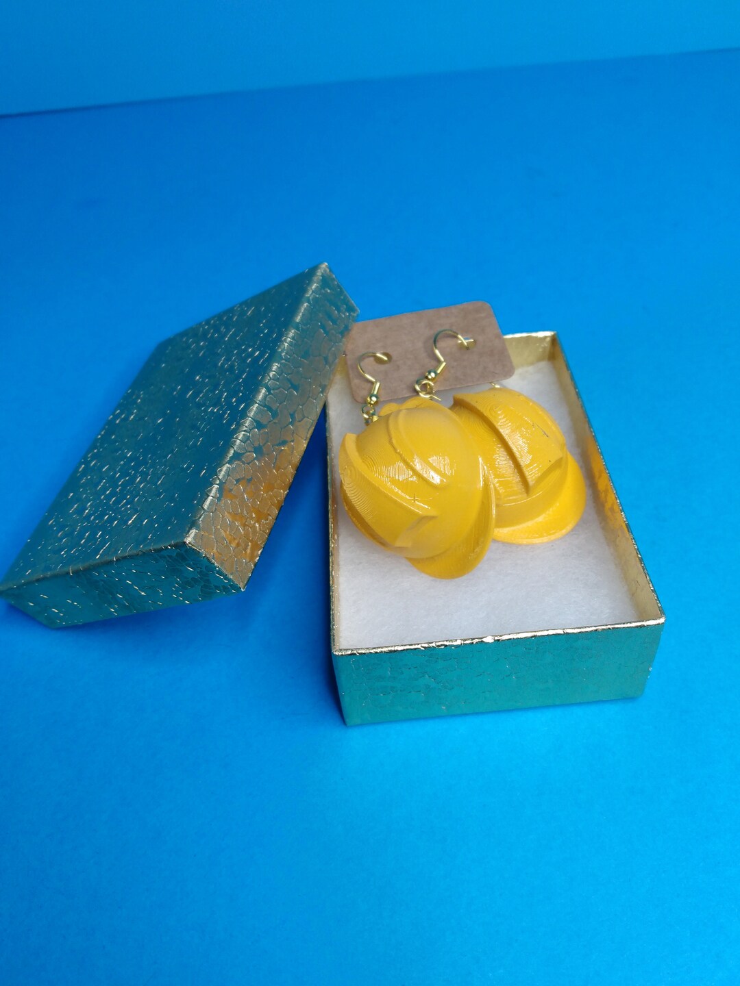 Hard Hat Construction Earrings Safety Hat Earrings DOT Earrings