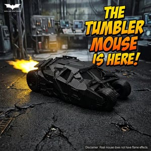 Batmobile Tumbler Wireless Mouse | Wireless Computer Mouse