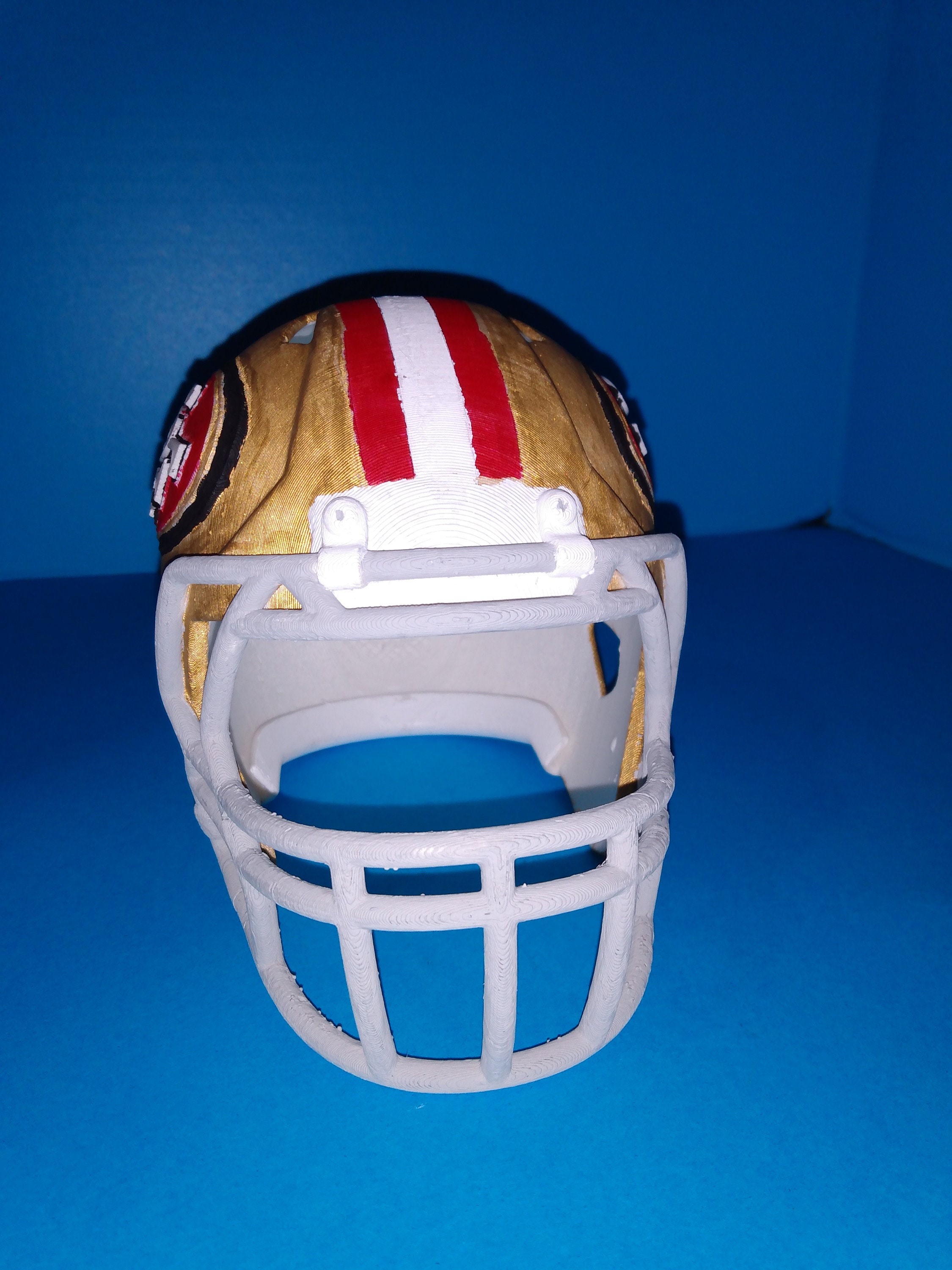 Mini Speedflex 3D Printed San Francisco 49ers Standard Logo Riddell Speedflex Mini ...