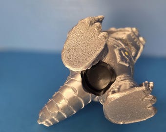 Mechagodzilla 1974 Piggy Bank - Silver Robot Kaiju Coin Bank