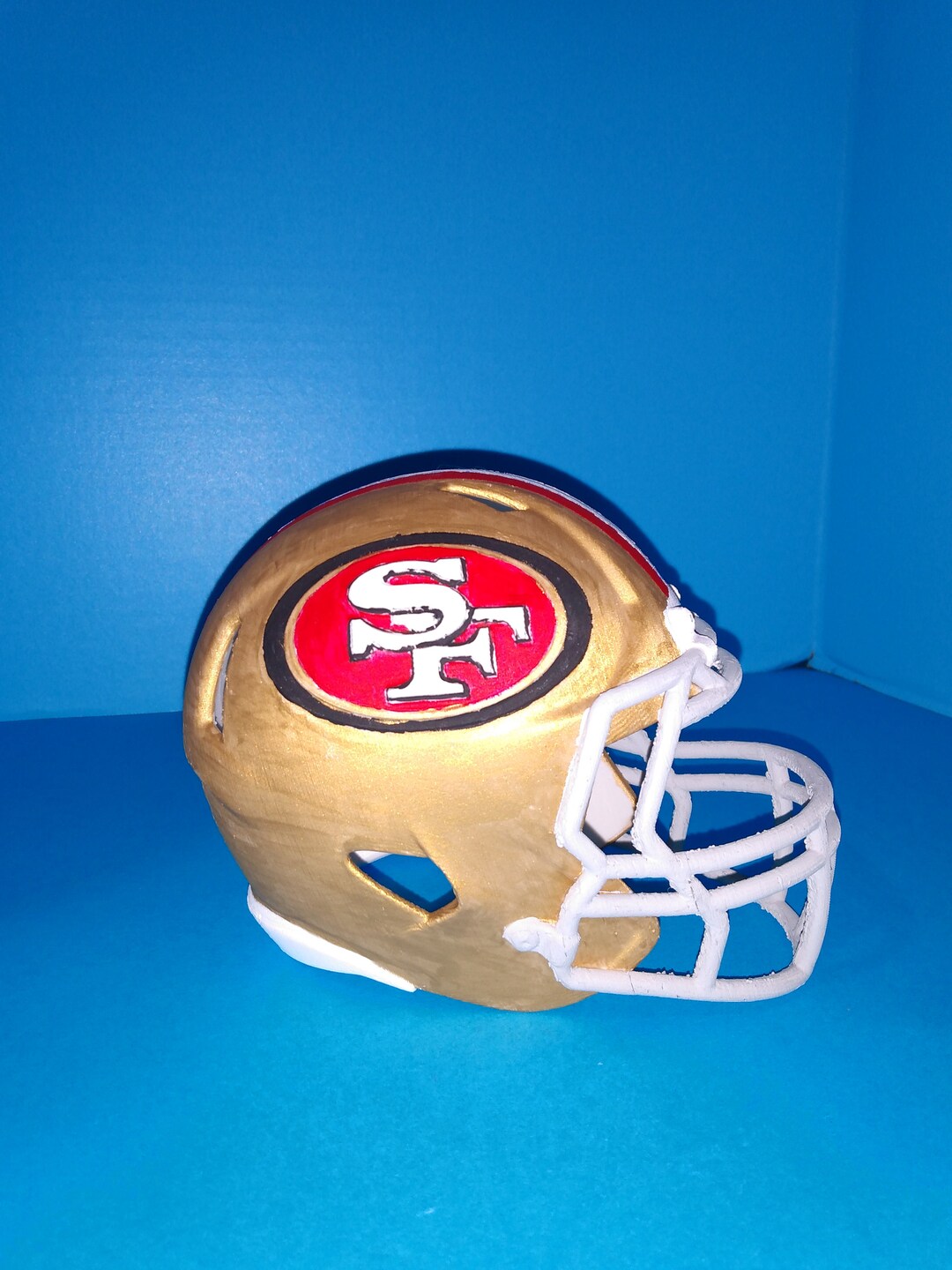 Mini Speedflex 3D Printed San Francisco 49ers Standard Logo Riddell Speedflex Mini ...