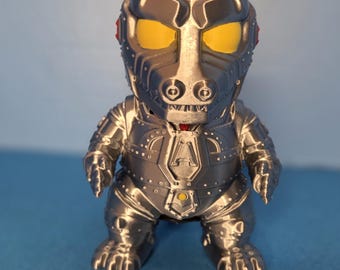 Mechagodzilla 1974 Piggy Bank - Silver Robot Kaiju Coin Bank