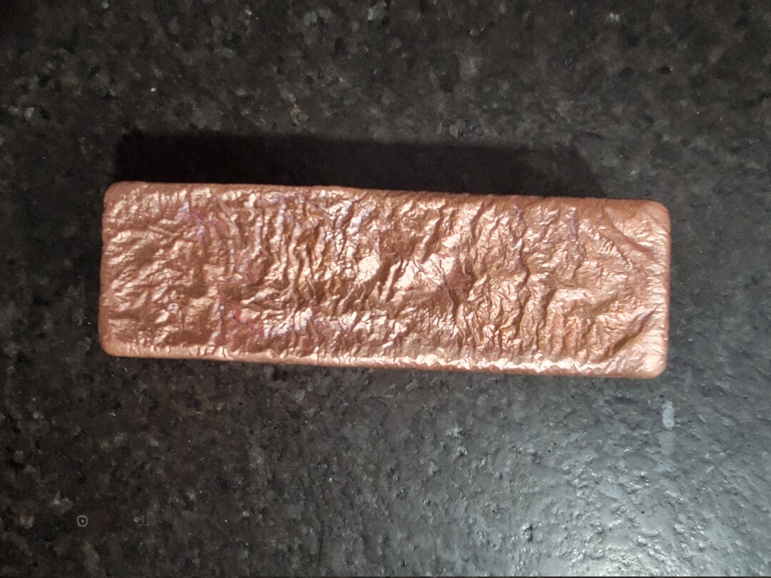 5 Lb 5.5 Oz Hand Poured Copper Bar .999 Pure Etsy