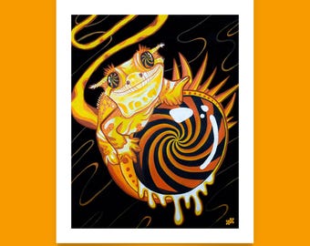 Crested Gecko Fine Art Print