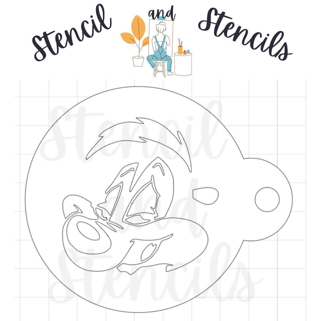 pepe-le-pew-stencil-bath-bomb-stencil-cookie-stencil-airbrush-stencil