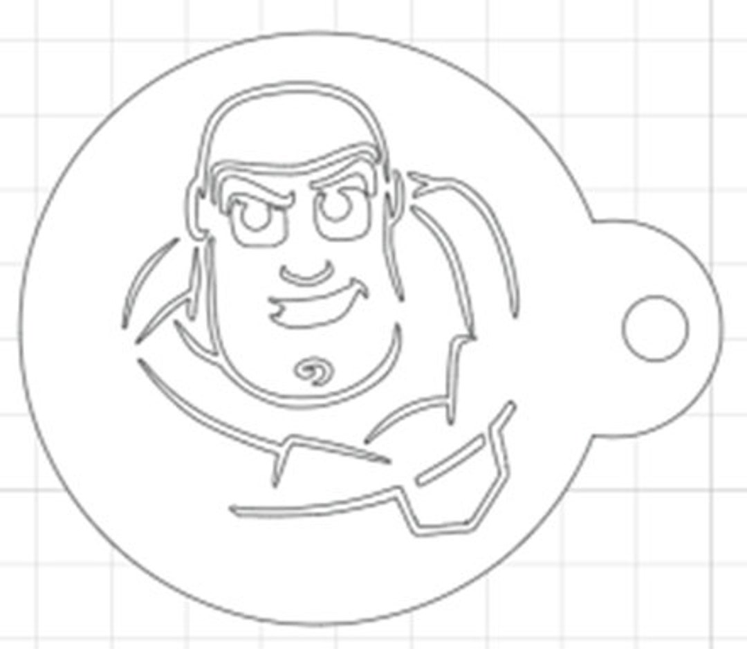 Buzz Lightyear Stencil Bath Bomb Stencil Cookie Stencil Etsy