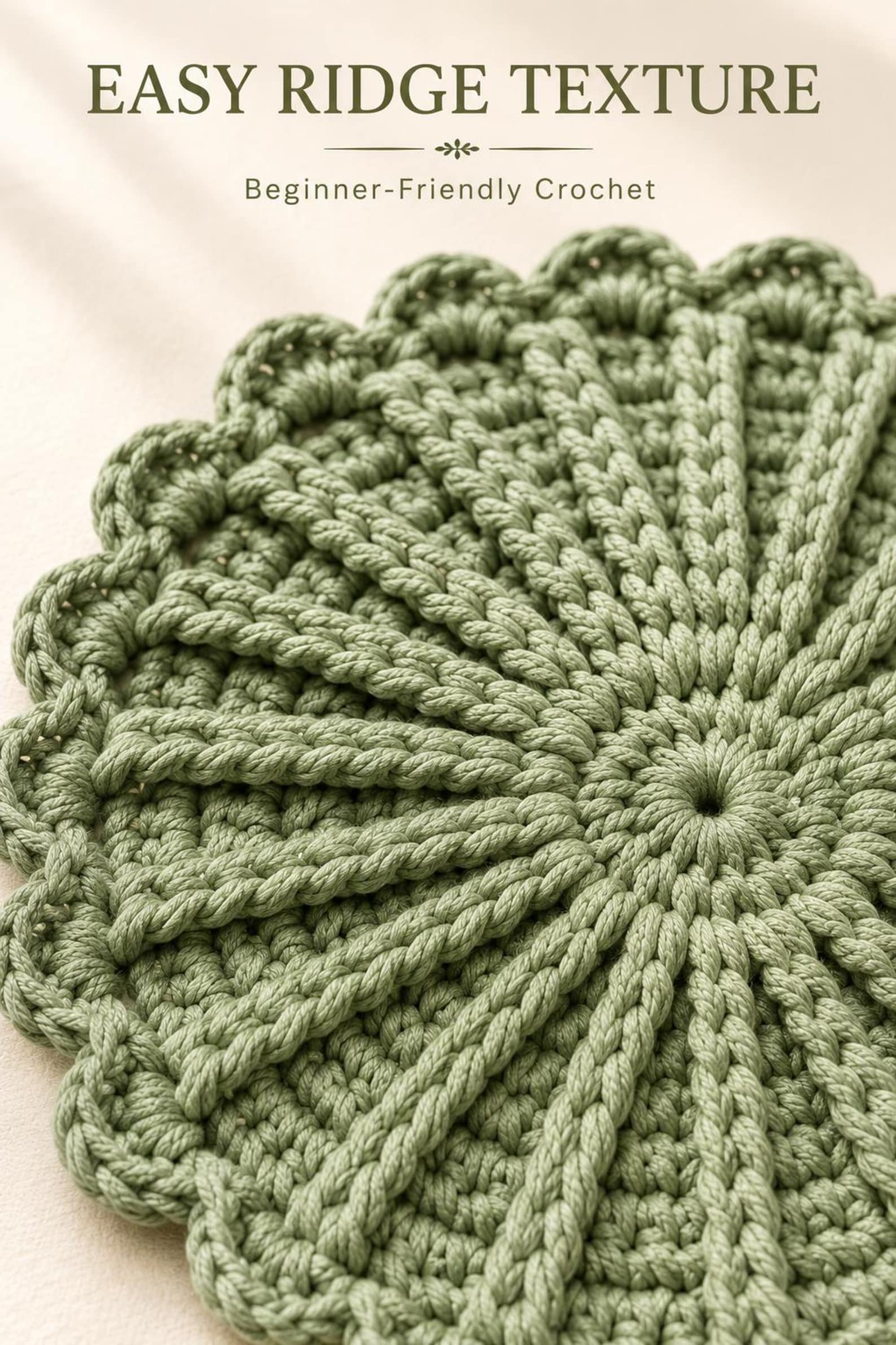Suburt Pattern Sunburst Ridge Textured Crochet Coaster Pattern PDF - Etsy 日本