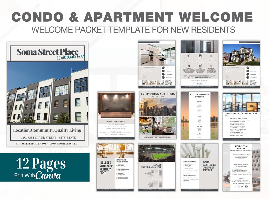 Condo Apartment Tenant Packet Property Etsy