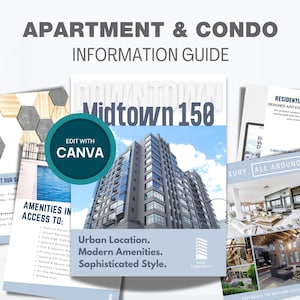 Willkommenspaket für Hausverwalter, Präsentation für neuen Bewohner, Willkommen in Canva, Bearbeiten Sie sie in Canva, Sofort Download